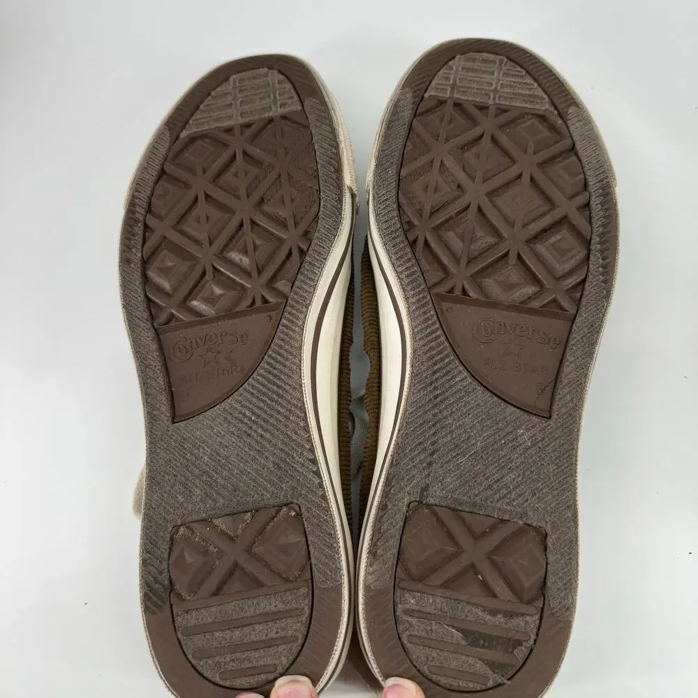 Converse All Star Low Top Brown Corduroy Sneakers Casual Lace Up Shoes - Picture 15 of 15